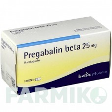 ПРЕГАБАЛІН (PREGABALIN) 25 мг капсули 100 шт - Прегабалін BETAPHARM
