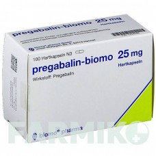 ПРЕГАБАЛИН (PREGABALIN) 25 мг капсулы 200 шт - Прегабалин BIOMO PHARMA
