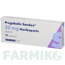 ПРЕГАБАЛІН (PREGABALIN) 25 мг капсули 14 шт - Прегабалін HEXAL