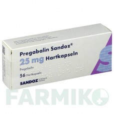 ПРЕГАБАЛІН (PREGABALIN) 25 мг капсули 56 шт - Прегабалін HEXAL