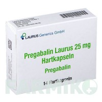 ПРЕГАБАЛИН (PREGABALIN) 25 мг капсулы 14 шт - Прегабалин LAURUS GENERICS