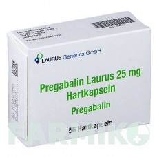 ПРЕГАБАЛИН (PREGABALIN) 25 мг капсулы 56 шт - Прегабалин LAURUS GENERICS