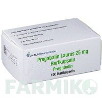 ПРЕГАБАЛІН (PREGABALIN) 25 мг капсули 100 шт - Прегабалін LAURUS GENERICS