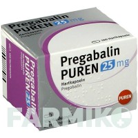 ПРЕГАБАЛІН (PREGABALIN) 25 мг капсули 100 шт - Прегабалін PUREN PHARMA