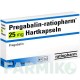 ПРЕГАБАЛИН (PREGABALIN) 25 мг капсулы 14 шт - Прегабалин RATIOPHARM
