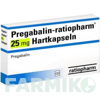 ПРЕГАБАЛИН (PREGABALIN) 25 мг капсулы 56 шт - Прегабалин RATIOPHARM