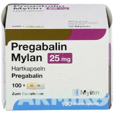 ПРЕГАБАЛИН (PREGABALIN) 25 мг капсулы 100 шт - Прегабалин VIATRIS