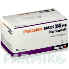 ПРЕГАБАЛІН (PREGABALIN) 250 мг капсули 56 шт - Прегабалін BASICS