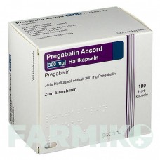 ПРЕГАБАЛІН (PREGABALIN) 300 мг капсули 100 шт - Прегабалін ACCORD HEALTHCARE