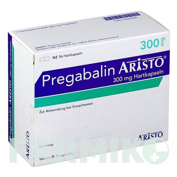 ПРЕГАБАЛИН (PREGABALIN) 300 мг капсулы 56 шт - Прегабалин ARISTO PHARMA