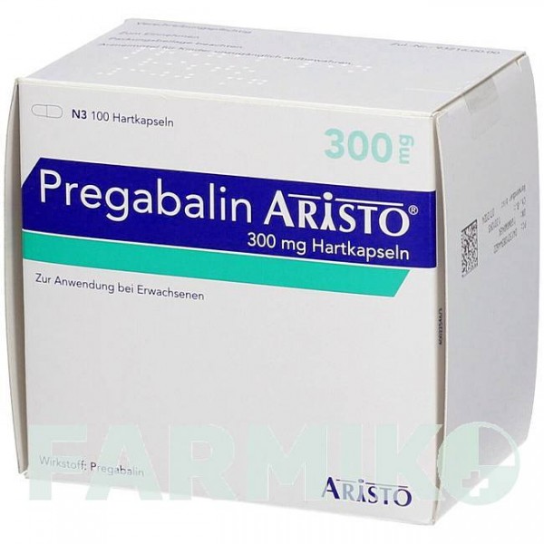 ПРЕГАБАЛИН (PREGABALIN) 300 мг капсулы 100 шт - Прегабалин ARISTO PHARMA