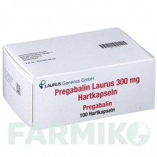 ПРЕГАБАЛИН (PREGABALIN) 300 мг капсулы 100 шт - Прегабалин LAURUS GENERICS