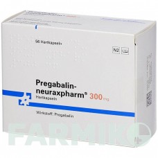 ПРЕГАБАЛІН (PREGABALIN) 300 мг капсули 56 шт - Прегабалін NEURAXPHARM