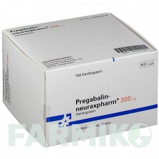ПРЕГАБАЛІН (PREGABALIN) 300 мг капсули 100 шт - Прегабалін NEURAXPHARM