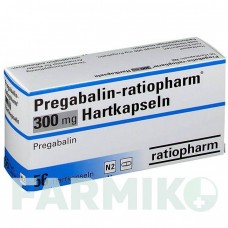 ПРЕГАБАЛИН (PREGABALIN) 300 мг капсулы 56 шт - Прегабалин RATIOPHARM