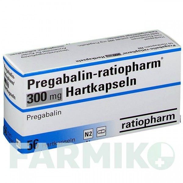ПРЕГАБАЛІН (PREGABALIN) 300 мг капсули 56 шт - Прегабалін RATIOPHARM