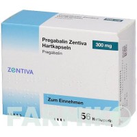 ПРЕГАБАЛІН (PREGABALIN) 300 мг капсули 56 шт - Прегабалін ZENTIVA