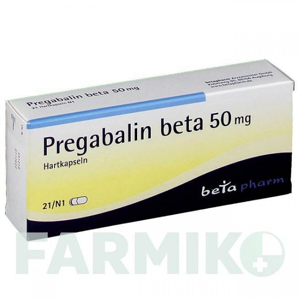 ПРЕГАБАЛИН (PREGABALIN) 50 мг капсулы 21 шт - Прегабалин BETAPHARM