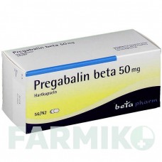 ПРЕГАБАЛИН (PREGABALIN) 50 мг капсулы 56 шт - Прегабалин BETAPHARM