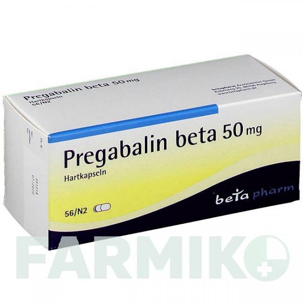 ПРЕГАБАЛИН (PREGABALIN) 50 мг капсулы 56 шт - Прегабалин BETAPHARM