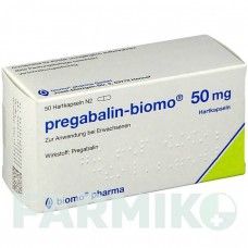 ПРЕГАБАЛИН (PREGABALIN) 50 мг капсулы 50 шт - Прегабалин BIOMO PHARMA