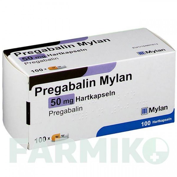 ПРЕГАБАЛІН (PREGABALIN) 50 мг капсули 100 шт - Прегабалін EMRA-MED