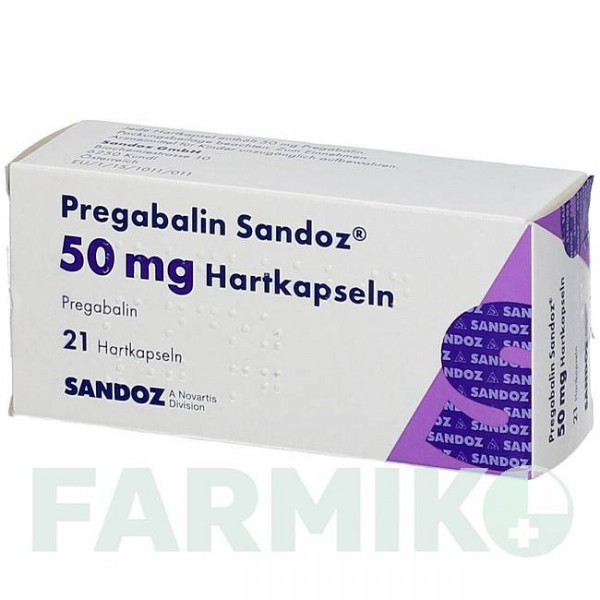 ПРЕГАБАЛИН (PREGABALIN) 50 мг капсулы 21 шт - Прегабалин HEXAL
