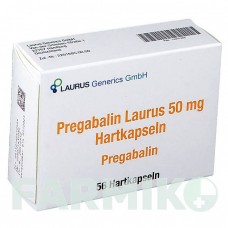 ПРЕГАБАЛИН (PREGABALIN) 50 мг капсулы 56 шт - Прегабалин LAURUS GENERICS