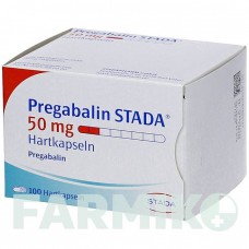 ПРЕГАБАЛИН (PREGABALIN) 50 мг капсулы 100 шт - Прегабалин STADAPHARM