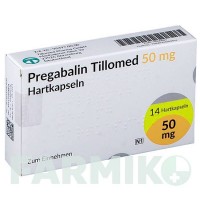 ПРЕГАБАЛІН (PREGABALIN) 50 мг капсули 14 шт - Прегабалін TILLOMED