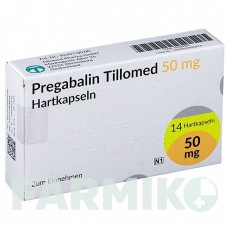 ПРЕГАБАЛИН (PREGABALIN) 50 мг капсулы 14 шт - Прегабалин TILLOMED