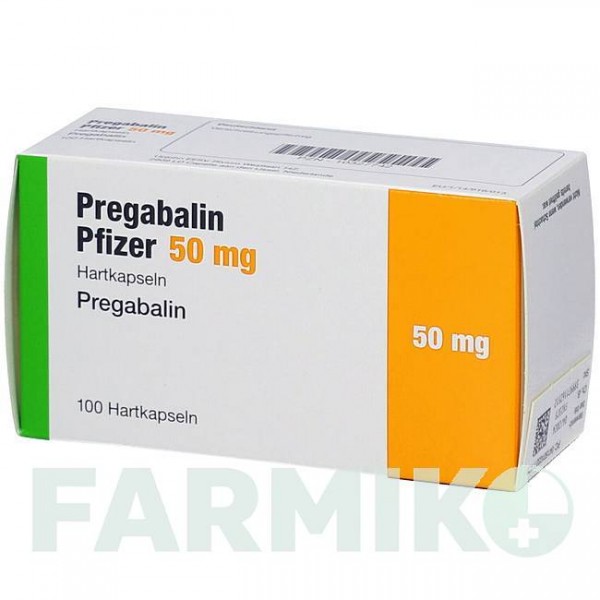 ПРЕГАБАЛИН (PREGABALIN) 50 мг капсулы 100 шт - Прегабалин VIATRIS