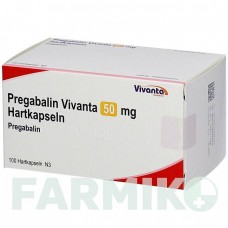 ПРЕГАБАЛИН (PREGABALIN) 50 мг капсулы 21 шт - Прегабалин VIVANTA GENERICS
