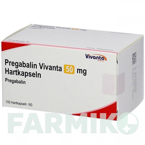 ПРЕГАБАЛИН (PREGABALIN) 50 мг капсулы 21 шт - Прегабалин VIVANTA GENERICS