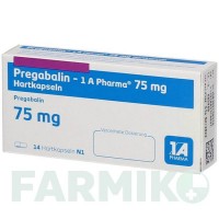 ПРЕГАБАЛІН (PREGABALIN) 75 мг капсули 14 шт - Прегабалін 1 A PHARMA