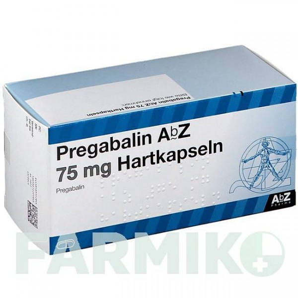 ПРЕГАБАЛИН (PREGABALIN) 75 мг капсулы 56 шт - Прегабалин ABZ PHARMA