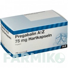 ПРЕГАБАЛИН (PREGABALIN) 75 мг капсулы 100 шт - Прегабалин ABZ PHARMA