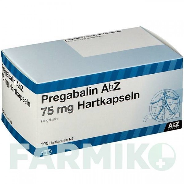ПРЕГАБАЛІН (PREGABALIN) 75 мг капсули 100 шт - Прегабалін ABZ PHARMA