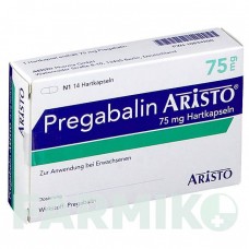 ПРЕГАБАЛИН (PREGABALIN) 75 мг капсулы 14 шт - Прегабалин ARISTO PHARMA