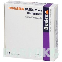 ПРЕГАБАЛІН (PREGABALIN) 75 мг капсули 14 шт - Прегабалін BASICS