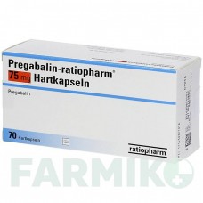 ПРЕГАБАЛИН (PREGABALIN) 75 мг капсулы 70 шт - Прегабалин BB FARMA