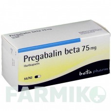 ПРЕГАБАЛИН (PREGABALIN) 75 мг капсулы 56 шт - Прегабалин BETAPHARM