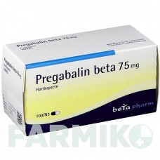 ПРЕГАБАЛИН (PREGABALIN) 75 мг капсулы 100 шт - Прегабалин BETAPHARM