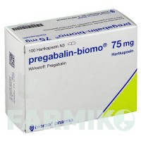 ПРЕГАБАЛІН (PREGABALIN) 75 мг капсули 100 шт - Прегабалін BIOMO PHARMA