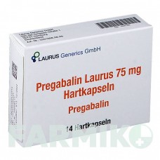 ПРЕГАБАЛИН (PREGABALIN) 75 мг капсулы 14 шт - Прегабалин LAURUS GENERICS