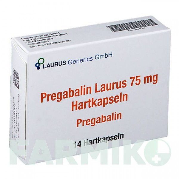 ПРЕГАБАЛИН (PREGABALIN) 75 мг капсулы 14 шт - Прегабалин LAURUS GENERICS