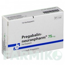 ПРЕГАБАЛІН (PREGABALIN) 75 мг капсули 14 шт - Прегабалін NEURAXPHARM