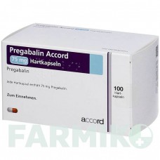 ПРЕГАБАЛІН (PREGABALIN) 75 мг капсули 100 шт - Прегабалін ORIFARM