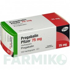 ПРЕГАБАЛИН (PREGABALIN) 75 мг капсулы 100 шт - Прегабалин VIATRIS