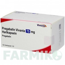 ПРЕГАБАЛИН (PREGABALIN) 75 мг капсулы 100 шт - Прегабалин VIVANTA GENERICS